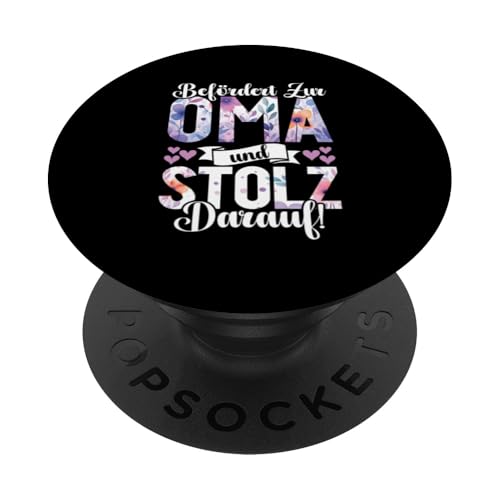 Befördert Zur Oma Und Stolz Darauf Muttertag Großmutter PopSockets Klebender PopGrip Befördert Zur Oma Und Stolz Darauf Muttertag Großmutter PopSockets Klebender PopGrip von Lustige Oma Sprüche Muttertagsgeschenk Omi Grandma