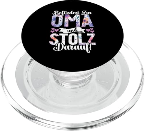 Befördert Zur Oma Und Stolz Darauf Muttertag Großmutter PopSockets PopGrip für MagSafe von Lustige Oma Sprüche Muttertagsgeschenk Omi Grandma