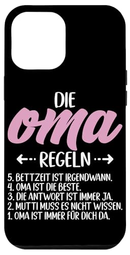 Die Oma Regeln Oma Sprüche Muttertag Großmutter Großmutter Hülle für iPhone 12 Pro Max Die Oma Regeln Oma Sprüche Muttertag Großmutter Großmutter Hülle für iPhone 12 Pro Max von Lustige Oma Sprüche Muttertagsgeschenk Omi Grandma