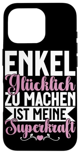 Enkel Glücklich Zu Machen Ist Meine Superkraft Muttertag Hülle für iPhone 16 Pro Enkel Glücklich Zu Machen Ist Meine Superkraft Muttertag Hülle für iPhone 16 Pro von Lustige Oma Sprüche Muttertagsgeschenk Omi Grandma