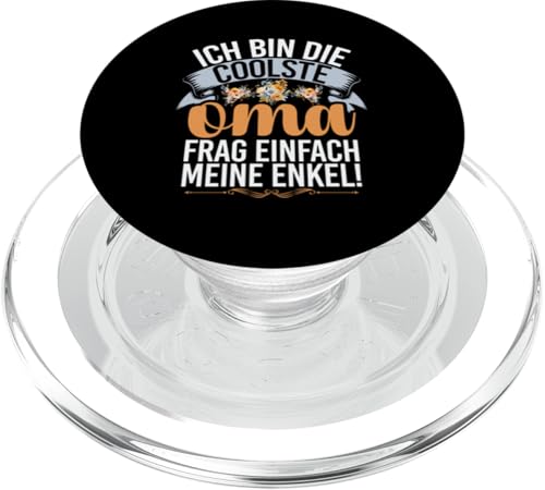 Ich Bin Die Coolste Oma Frag Einfach Meine Enkel Muttertag PopSockets PopGrip für MagSafe Ich Bin Die Coolste Oma Frag Einfach Meine Enkel Muttertag PopSockets PopGrip für MagSafe von Lustige Oma Sprüche Muttertagsgeschenk Omi Grandma