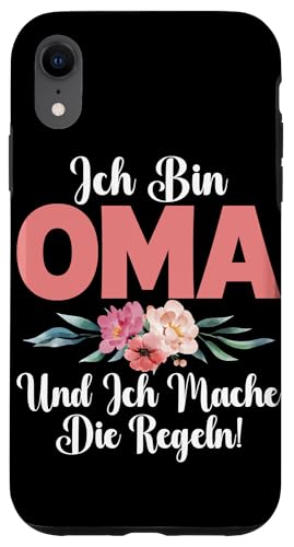Ich Bin Oma Und Ja Mache Die Regeln Muttertag Motive Hülle für iPhone XR Ich Bin Oma Und Ja Mache Die Regeln Muttertag Motive Hülle für iPhone XR von Lustige Oma Sprüche Muttertagsgeschenk Omi Grandma