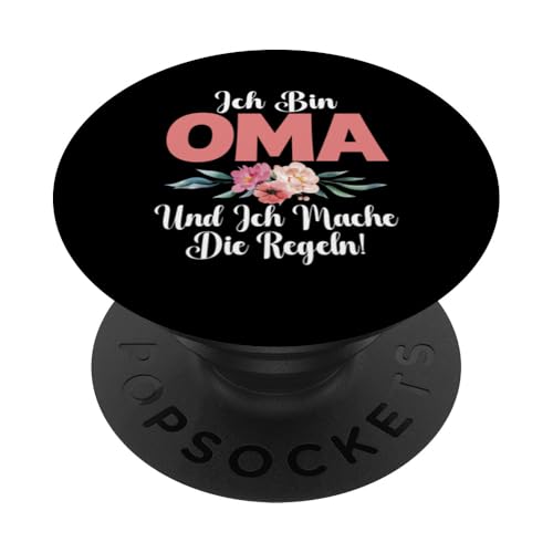 Ich Bin Oma Und Ja Mache Die Regeln Muttertag Motive PopSockets Klebender PopGrip Ich Bin Oma Und Ja Mache Die Regeln Muttertag Motive PopSockets Klebender PopGrip von Lustige Oma Sprüche Muttertagsgeschenk Omi Grandma
