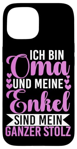 Ich Bin Oma Und Meine Enkel Sind Mein Ganzer Stolz Muttertag Hülle für iPhone 15 Ich Bin Oma Und Meine Enkel Sind Mein Ganzer Stolz Muttertag Hülle für iPhone 15 von Lustige Oma Sprüche Muttertagsgeschenk Omi Grandma
