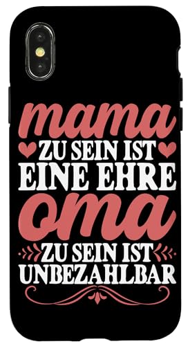 Mama Zu Sein Ist Eine Ehre Oma Zu Sein Ist Unbezahlbar Hülle für iPhone X/XS Mama Zu Sein Ist Eine Ehre Oma Zu Sein Ist Unbezahlbar Hülle für iPhone X/XS von Lustige Oma Sprüche Muttertagsgeschenk Omi Grandma