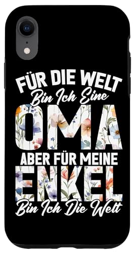 Oma Für Meine Enkel Bin Ich Die Welt Muttertag Sprüche Hülle für iPhone XR Oma Für Meine Enkel Bin Ich Die Welt Muttertag Sprüche Hülle für iPhone XR von Lustige Oma Sprüche Muttertagsgeschenk Omi Grandma
