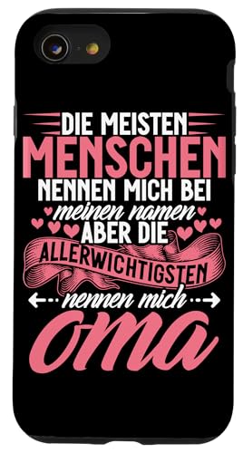 Oma Muttertag Spruch Großmutter Großmama Lustige Motive Hülle für iPhone SE (2020) / 7 / 8 von Lustige Oma Sprüche Muttertagsgeschenk Omi Grandma
