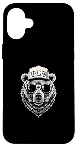 Papa Bär Shirt Vatertag - Vatertagsgeschenk Opa Papa Bear Hülle für iPhone 16 Plus Papa Bär Shirt Vatertag - Vatertagsgeschenk Opa Papa Bear Hülle für iPhone 16 Plus von Lustige Papa Bär Tshirts Vatertagsgeschenk Opa