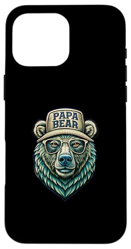 Papa Bär Shirt Vatertag - Vatertagsgeschenk Opa Papa Bear Hülle für iPhone 16 Pro Max Papa Bär Shirt Vatertag - Vatertagsgeschenk Opa Papa Bear Hülle für iPhone 16 Pro Max von Lustige Papa Bär Tshirts Vatertagsgeschenk Opa