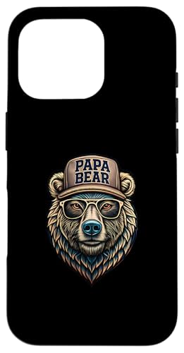 Papa Bär Shirt Vatertag - Vatertagsgeschenk Opa Papa Bear Hülle für iPhone 16 Pro Papa Bär Shirt Vatertag - Vatertagsgeschenk Opa Papa Bear Hülle für iPhone 16 Pro von Lustige Papa Bär Tshirts Vatertagsgeschenk Opa