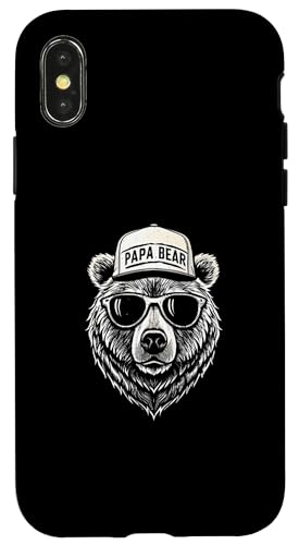 Papa Bär Shirt Vatertag - Vatertagsgeschenk Opa Papa Bear Hülle für iPhone X/XS Papa Bär Shirt Vatertag - Vatertagsgeschenk Opa Papa Bear Hülle für iPhone X/XS von Lustige Papa Bär Tshirts Vatertagsgeschenk Opa
