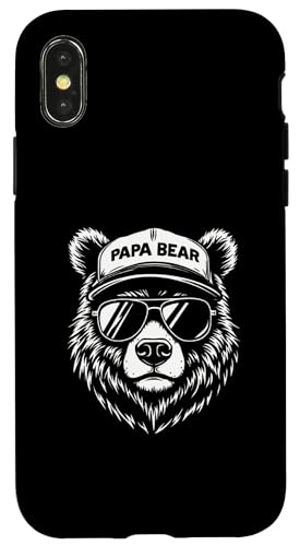 Papa Bär Shirt Vatertag - Vatertagsgeschenk Opa Papa Bear Hülle für iPhone X/XS Papa Bär Shirt Vatertag - Vatertagsgeschenk Opa Papa Bear Hülle für iPhone X/XS von Lustige Papa Bär Tshirts Vatertagsgeschenk Opa