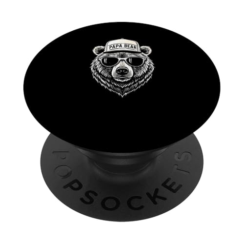 Papa Bär Shirt Vatertag - Vatertagsgeschenk Opa Papa Bear PopSockets Klebender PopGrip Papa Bär Shirt Vatertag - Vatertagsgeschenk Opa Papa Bear PopSockets Klebender PopGrip von Lustige Papa Bär Tshirts Vatertagsgeschenk Opa