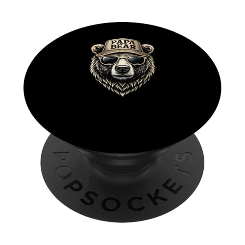 Papa Bär Shirt Vatertag - Vatertagsgeschenk Opa Papa Bear PopSockets Klebender PopGrip Papa Bär Shirt Vatertag - Vatertagsgeschenk Opa Papa Bear PopSockets Klebender PopGrip von Lustige Papa Bär Tshirts Vatertagsgeschenk Opa