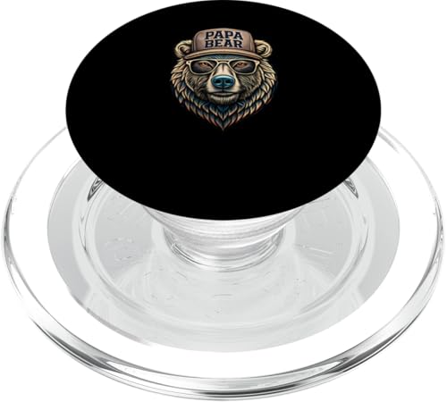 Papa Bär Shirt Vatertag - Vatertagsgeschenk Opa Papa Bear PopSockets PopGrip für MagSafe Papa Bär Shirt Vatertag - Vatertagsgeschenk Opa Papa Bear PopSockets PopGrip für MagSafe von Lustige Papa Bär Tshirts Vatertagsgeschenk Opa