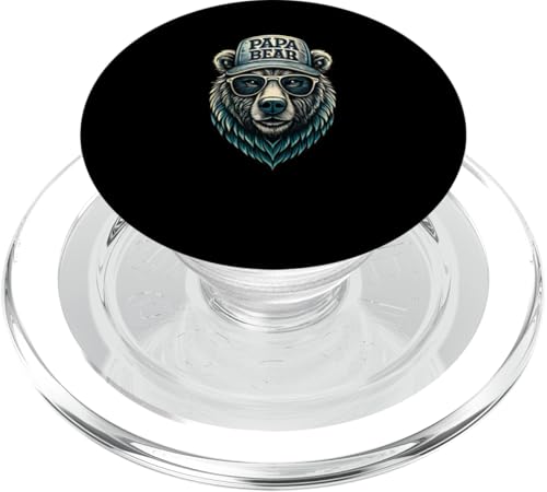 Papa Bär Shirt Vatertag - Vatertagsgeschenk Opa Papa Bear PopSockets PopGrip für MagSafe Papa Bär Shirt Vatertag - Vatertagsgeschenk Opa Papa Bear PopSockets PopGrip für MagSafe von Lustige Papa Bär Tshirts Vatertagsgeschenk Opa