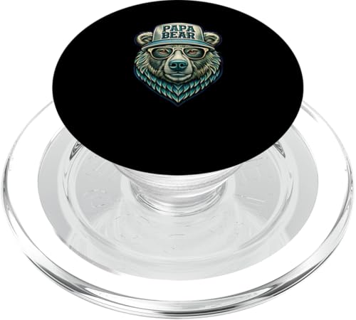 Papa Bär Shirt Vatertag - Vatertagsgeschenk Opa Papa Bear PopSockets PopGrip für MagSafe Papa Bär Shirt Vatertag - Vatertagsgeschenk Opa Papa Bear PopSockets PopGrip für MagSafe von Lustige Papa Bär Tshirts Vatertagsgeschenk Opa