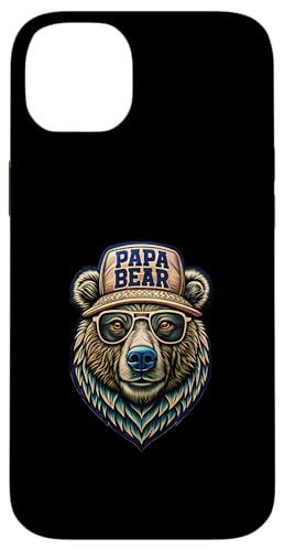 Papa Shirt Vatertag - Vatertagsgeschenk Vatertag Papa Bear Hülle für iPhone 14 Plus Papa Shirt Vatertag - Vatertagsgeschenk Vatertag Papa Bear Hülle für iPhone 14 Plus von Lustige Papa Bär Tshirts Vatertagsgeschenk Opa