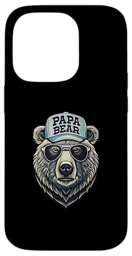 Papa Shirt Vatertag - Vatertagsgeschenk Vatertag Papa Bear Hülle für iPhone 14 Pro Papa Shirt Vatertag - Vatertagsgeschenk Vatertag Papa Bear Hülle für iPhone 14 Pro von Lustige Papa Bär Tshirts Vatertagsgeschenk Opa