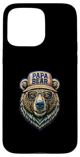 Papa Shirt Vatertag - Vatertagsgeschenk Vatertag Papa Bear Hülle für iPhone 15 Pro Max Papa Shirt Vatertag - Vatertagsgeschenk Vatertag Papa Bear Hülle für iPhone 15 Pro Max von Lustige Papa Bär Tshirts Vatertagsgeschenk Opa