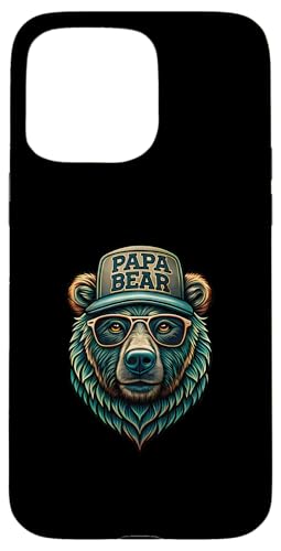 Papa Shirt Vatertag - Vatertagsgeschenk Vatertag Papa Bear Hülle für iPhone 15 Pro Max Papa Shirt Vatertag - Vatertagsgeschenk Vatertag Papa Bear Hülle für iPhone 15 Pro Max von Lustige Papa Bär Tshirts Vatertagsgeschenk Opa