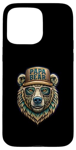 Papa Shirt Vatertag - Vatertagsgeschenk Vatertag Papa Bear Hülle für iPhone 15 Pro Max Papa Shirt Vatertag - Vatertagsgeschenk Vatertag Papa Bear Hülle für iPhone 15 Pro Max von Lustige Papa Bär Tshirts Vatertagsgeschenk Opa