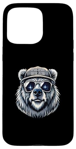 Papa Shirt Vatertag - Vatertagsgeschenk Vatertag Papa Bear Hülle für iPhone 15 Pro Max Papa Shirt Vatertag - Vatertagsgeschenk Vatertag Papa Bear Hülle für iPhone 15 Pro Max von Lustige Papa Bär Tshirts Vatertagsgeschenk Opa
