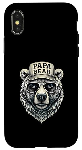 Papa Shirt Vatertag - Vatertagsgeschenk Vatertag Papa Bear Hülle für iPhone X/XS Papa Shirt Vatertag - Vatertagsgeschenk Vatertag Papa Bear Hülle für iPhone X/XS von Lustige Papa Bär Tshirts Vatertagsgeschenk Opa