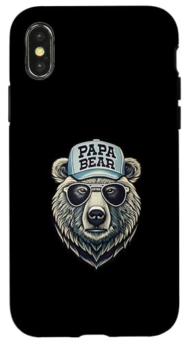 Papa Shirt Vatertag - Vatertagsgeschenk Vatertag Papa Bear Hülle für iPhone X/XS Papa Shirt Vatertag - Vatertagsgeschenk Vatertag Papa Bear Hülle für iPhone X/XS von Lustige Papa Bär Tshirts Vatertagsgeschenk Opa
