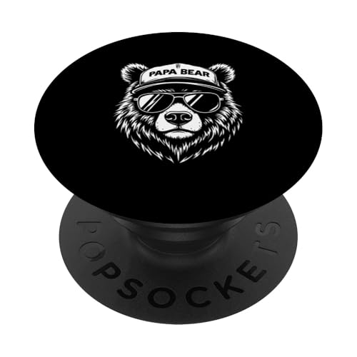 Papa Shirt Vatertag - Vatertagsgeschenk Vatertag Papa Bear PopSockets Klebender PopGrip Papa Shirt Vatertag - Vatertagsgeschenk Vatertag Papa Bear PopSockets Klebender PopGrip von Lustige Papa Bär Tshirts Vatertagsgeschenk Opa