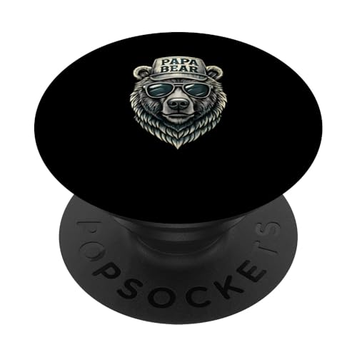 Papa Shirt Vatertag - Vatertagsgeschenk Vatertag Papa Bear PopSockets Klebender PopGrip Papa Shirt Vatertag - Vatertagsgeschenk Vatertag Papa Bear PopSockets Klebender PopGrip von Lustige Papa Bär Tshirts Vatertagsgeschenk Opa