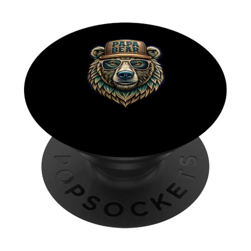 Papa Shirt Vatertag - Vatertagsgeschenk Vatertag Papa Bear PopSockets Klebender PopGrip Papa Shirt Vatertag - Vatertagsgeschenk Vatertag Papa Bear PopSockets Klebender PopGrip von Lustige Papa Bär Tshirts Vatertagsgeschenk Opa