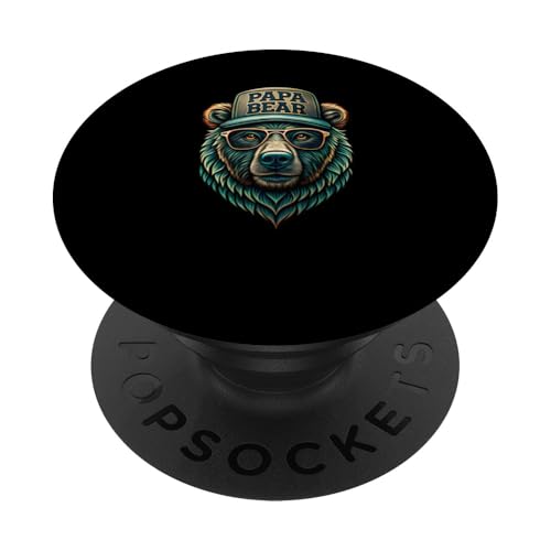 Papa Shirt Vatertag - Vatertagsgeschenk Vatertag Papa Bear PopSockets Klebender PopGrip Papa Shirt Vatertag - Vatertagsgeschenk Vatertag Papa Bear PopSockets Klebender PopGrip von Lustige Papa Bär Tshirts Vatertagsgeschenk Opa