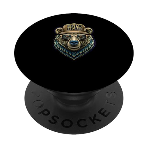 Papa Shirt Vatertag - Vatertagsgeschenk Vatertag Papa Bear PopSockets Klebender PopGrip Papa Shirt Vatertag - Vatertagsgeschenk Vatertag Papa Bear PopSockets Klebender PopGrip von Lustige Papa Bär Tshirts Vatertagsgeschenk Opa