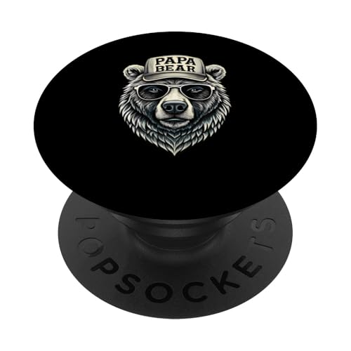 Papa Shirt Vatertag - Vatertagsgeschenk Vatertag Papa Bear PopSockets Klebender PopGrip Papa Shirt Vatertag - Vatertagsgeschenk Vatertag Papa Bear PopSockets Klebender PopGrip von Lustige Papa Bär Tshirts Vatertagsgeschenk Opa