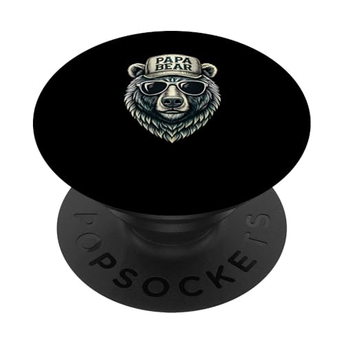 Papa Shirt Vatertag - Vatertagsgeschenk Vatertag Papa Bear PopSockets Klebender PopGrip Papa Shirt Vatertag - Vatertagsgeschenk Vatertag Papa Bear PopSockets Klebender PopGrip von Lustige Papa Bär Tshirts Vatertagsgeschenk Opa