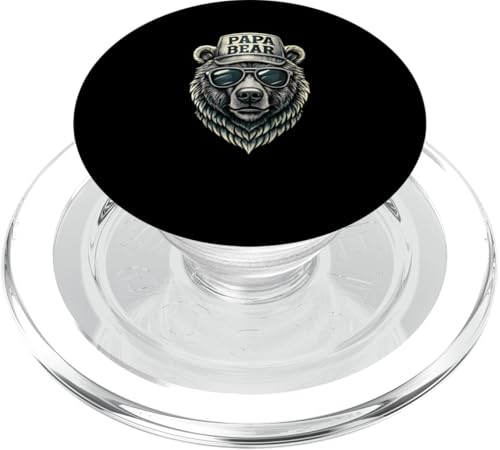 Papa Shirt Vatertag - Vatertagsgeschenk Vatertag Papa Bear PopSockets PopGrip für MagSafe Papa Shirt Vatertag - Vatertagsgeschenk Vatertag Papa Bear PopSockets PopGrip für MagSafe von Lustige Papa Bär Tshirts Vatertagsgeschenk Opa