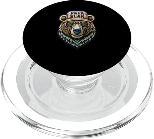 Papa Shirt Vatertag - Vatertagsgeschenk Vatertag Papa Bear PopSockets PopGrip für MagSafe Papa Shirt Vatertag - Vatertagsgeschenk Vatertag Papa Bear PopSockets PopGrip für MagSafe von Lustige Papa Bär Tshirts Vatertagsgeschenk Opa