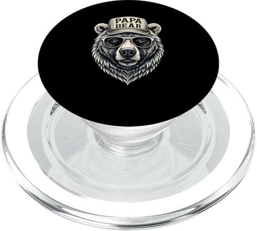 Papa Shirt Vatertag - Vatertagsgeschenk Vatertag Papa Bear PopSockets PopGrip für MagSafe Papa Shirt Vatertag - Vatertagsgeschenk Vatertag Papa Bear PopSockets PopGrip für MagSafe von Lustige Papa Bär Tshirts Vatertagsgeschenk Opa