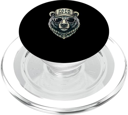 Papa Shirt Vatertag - Vatertagsgeschenk Vatertag Papa Bear PopSockets PopGrip für MagSafe Papa Shirt Vatertag - Vatertagsgeschenk Vatertag Papa Bear PopSockets PopGrip für MagSafe von Lustige Papa Bär Tshirts Vatertagsgeschenk Opa