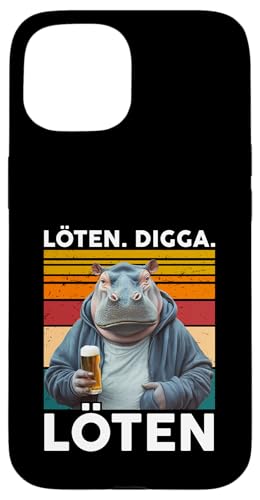 Bier Geschenkidee Bierliebhaber Saufen Nilpferd Flusspferd Hülle für iPhone 15 Bier Geschenkidee Bierliebhaber Saufen Nilpferd Flusspferd Hülle für iPhone 15 von Lustige Party Shirts Sprüche