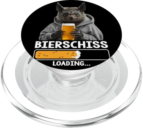 Bier Geschenkidee für Bierliebhaber Saufen Bier Flughund PopSockets PopGrip für MagSafe Bier Geschenkidee für Bierliebhaber Saufen Bier Flughund PopSockets PopGrip für MagSafe von Lustige Party Shirts Sprüche