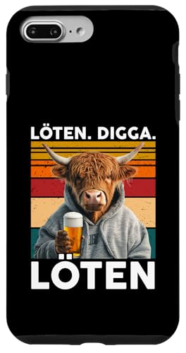 Bier Löten Digga Löten Bierliebhaber Bier Hochlandrind Kuh Hülle für iPhone 7 Plus/8 Plus Bier Löten Digga Löten Bierliebhaber Bier Hochlandrind Kuh Hülle für iPhone 7 Plus/8 Plus von Lustige Party Shirts Sprüche