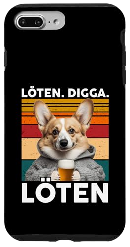 Bier Löten Digga Löten Bierliebhaber Saufen Bier Corgi Hund Hülle für iPhone 7 Plus/8 Plus Bier Löten Digga Löten Bierliebhaber Saufen Bier Corgi Hund Hülle für iPhone 7 Plus/8 Plus von Lustige Party Shirts Sprüche