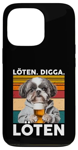 Bier Löten Digga Löten Bierliebhaber Saufen Shih Tzu Hund Hülle für iPhone 13 Pro Bier Löten Digga Löten Bierliebhaber Saufen Shih Tzu Hund Hülle für iPhone 13 Pro von Lustige Party Shirts Sprüche