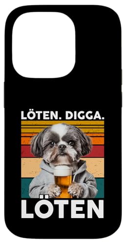 Bier Löten Digga Löten Bierliebhaber Saufen Shih Tzu Hund Hülle für iPhone 14 Pro Bier Löten Digga Löten Bierliebhaber Saufen Shih Tzu Hund Hülle für iPhone 14 Pro von Lustige Party Shirts Sprüche