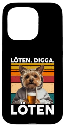 Bier Löten Digga Löten Bierliebhaber Yorkshire Terrier Hund Hülle für iPhone 15 Pro Bier Löten Digga Löten Bierliebhaber Yorkshire Terrier Hund Hülle für iPhone 15 Pro von Lustige Party Shirts Sprüche