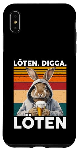 Löten Digga Löten Lustiger Spruch Bier Party Hase Kaninchen Hülle für iPhone XS Max Löten Digga Löten Lustiger Spruch Bier Party Hase Kaninchen Hülle für iPhone XS Max von Lustige Party Shirts Sprüche