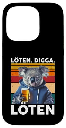 Löten Digga Löten Lustiger Spruch Bier Party Koala Bär Hülle für iPhone 14 Pro Löten Digga Löten Lustiger Spruch Bier Party Koala Bär Hülle für iPhone 14 Pro von Lustige Party Shirts Sprüche