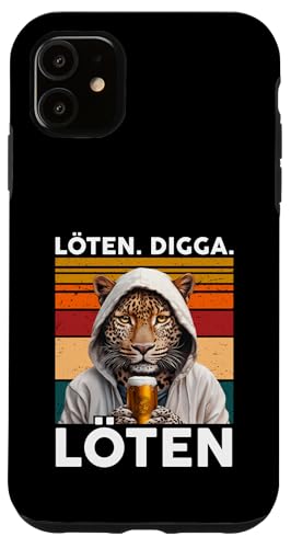Löten Digga Löten Lustiger Spruch Bier Party Leopard Tier Hülle für iPhone 11 Löten Digga Löten Lustiger Spruch Bier Party Leopard Tier Hülle für iPhone 11 von Lustige Party Shirts Sprüche